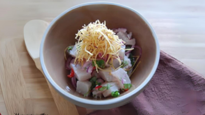 Tilapia Ceviche with Brazil Nut Oil