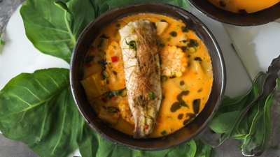 Fish Soup with Cassava